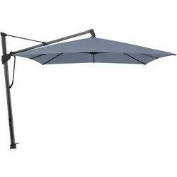 Glatz Ampelschirm Sombrano S+ 400 x 300 cm Polyacryl Blau Hellblau