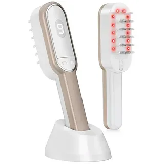 cool-i Cool-i® 3-in-1 Haarpflegebürste – mit Lichtanwendung (650 nm), Kopfhautmassage & Öl-Applikator – Kabellos, hygienisch & wiederaufladbar – für tägliche Haarpflege