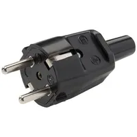 Martin Kaiser 520/sw Schutzkontaktstecker PVC 250V Schwarz IP20