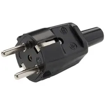 Martin Kaiser 520/sw Schutzkontaktstecker PVC 250V Schwarz IP20