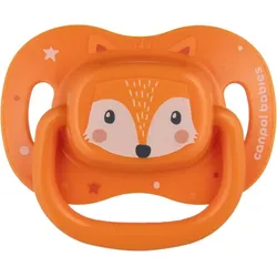 Canpol babies Cute Animals Soother 18m+ Schnuller Orange 1 St.