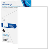 MediaRange MRINK140 selbstklebendes Etikett Dauerhaft Weiß 50 Stück(e)