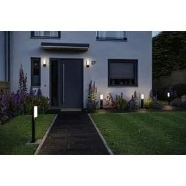 Paulmann Außenwandleuchte Aluminium 93x77mm 8,5W 560lm IP44 Anthrazit