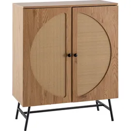 FineBuy Sideboard 80 x 103 x 39 cm Braun