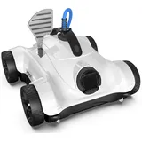 WYBOT Poolroboter, Poolreiniger Automatische mit 150W Dualer Motor, 3 Reinigungszyklen (1/2/3H), Poolsauger für Pool Steigungen bis zu 30°