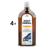 4 x Osavi Daily Omega, 1600mg Omega 3 - 500 ml. (45,50 EUR/L)