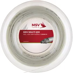Tennissaite - MSV Multi Q10 - 200 Meter - weiß