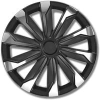 PETEX RB563517 Radblenden 17Zoll, schwarz/silber