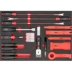 VIGOR Hammer-, Meißel- und Splinttreiber-Satz V6818 Anzahl Werkzeuge: 41