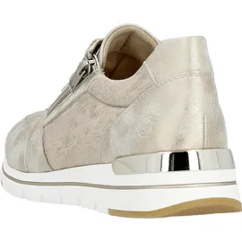REMONTE Sneaker, Reißverschluss für Damen, gold, Gr.: 43 EU