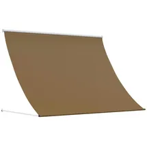 vidaXL Markise 150 x 150 cm beige/weiß