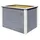 Weka Hochbeet Modular 98 x 69 x 69 cm Grau