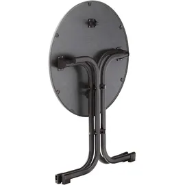 Sieger Gartentisch Ø 70 x 72 cm Anthrazit/Grau