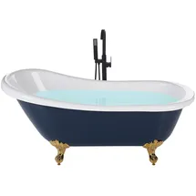 Beliani Cayman Freistehende Badewanne 153 x 77 cm