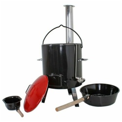 Harms Import Grilltopf Eintopfofen mit Deckel