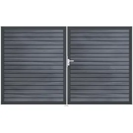 GROJA Doppeltor 300 x 180 cm Braun