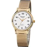REGENT Herrenarmbanduhr Edelstahl Zugband F-873