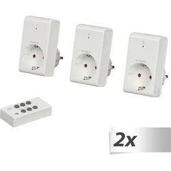 2x1 REV Funk-Steckdosen-Set weiss 31