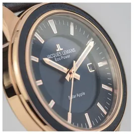 Jacques Lemans Eco Power 1-2116C Apfel-Leder 40 mm 1-2116C