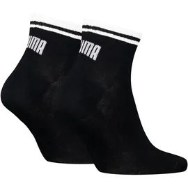 Puma Heritage Quarter Socken 2er Pack Schwarz 39-42