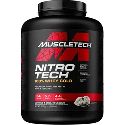 Muscletech Nitro Tech 100% Whey Gold (5lbs) Cookies and Cream One Size