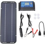 6w 18v Flexibles Solarpanel-ladegerät, Tragbares Wiederaufladbares Solarpanel-autobatterieladegerät Mit Regler