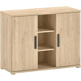 Vipack Kombikommode 115,5 x 89 x 48 cm Eiche Dekor / Beige