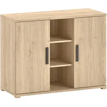 Vipack Kombikommode 115,5 x 89 x 48 cm Eiche Dekor / Beige