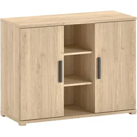 Vipack Kombikommode 115,5 x 89 x 48 cm Eiche Dekor / Beige