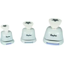 Rayher Motivstanzer-Set Sterne 3 Stück 1,6 2,54 3,81 cm