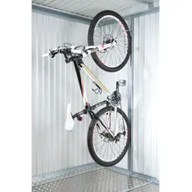 Biohort Fahrradhalter bikeMax für Gartenhaus Europa 2 Stk. Silber