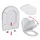 vidaXL Toilettensitz mit Absenkautomatik und Quick-Release Weiß
