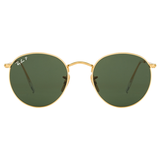 Ray Ban Round Metal RB3447 001/58 50-21 gold/polarized green classic
