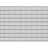 fa-bausysteme Doppelstabmattenzaun 250 cm x 183 cm Anthrazit