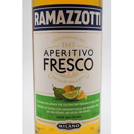 Ramazzotti Aperitivo Fresco 15% Vol. 0,7 l