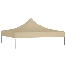 vidaXL Partyzelt-Dach 2x2 m Beige 270 g/m2
