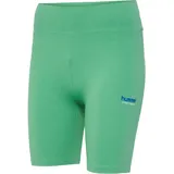 hummel hmlLGC CAMERON kurze Tights Damen 6109 green spruce XS