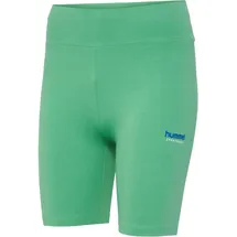 hummel hmlLGC CAMERON kurze Tights Damen 6109 green spruce XS