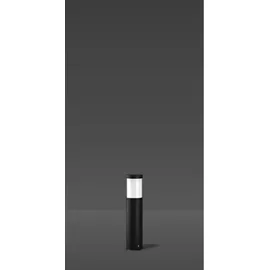 RZB Laterne Aluminium, Edelstahl mit Bewegungsmelder IP44 silber