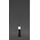 RZB Laterne Aluminium, Edelstahl mit Bewegungsmelder IP44 silber