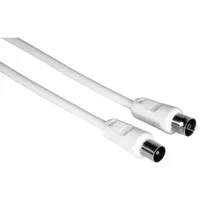 Hama 11901 Koax-Antennenkabel 75dB Koax-Stecker - Koax-Kupplung 3,0 m