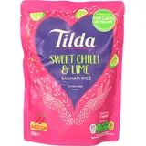 Tilda Basmatireis gedämpft mit Sweet Chilli und Limette 250g Basmati Rice