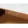 MASSIVMOEBEL24.DE Sideboard 200 x 76 x 40 cm Natur lackiert / Marmor Weiß