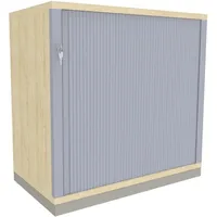 FM Büromöbel Rollladenschrank Kunststoff 80,0 x 44,2 x 78,1 cm beige