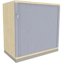 FM Büromöbel Rollladenschrank Kunststoff 80,0 x 44,2 x 78,1 cm beige