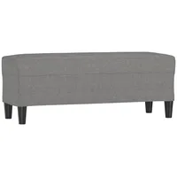 VidaXL Sitzbank Dunkelgrau 100x35x41 cm Stoff