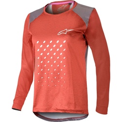 Alpinestars Stella Alps 6.0 LS Damen Fahrrad Jersey, rot, Größe XS