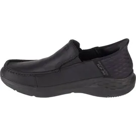 SKECHERS Herren Parson OSWIN, Black Leather, 41 EU