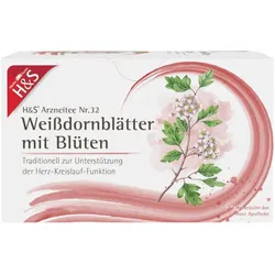 H&S Weißdornblätter mit Blüten