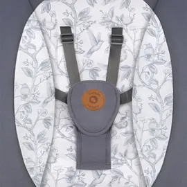 lionelo Ralf 2in1 Babywippe und Liegestuhl, Fernbedienung, 12 Melodien, zwei Schaukelrichtungen, 5 Schaukelgeschwindigkeiten, Sperrung, Rückenlehnenverstellung, Timer, leiser Betrieb